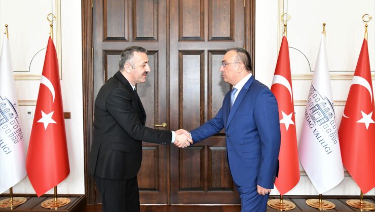 Vali Soytürk Yeni Tekirdağ İl Emniyet Müdürü’nü Makamında Kabul Etti
