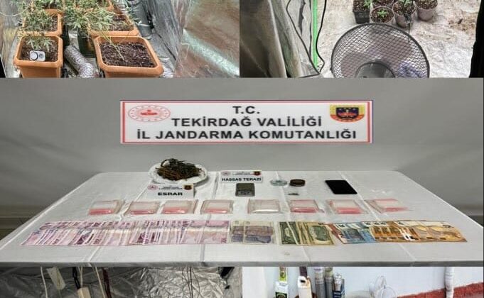 Çorlu’da Uyuşturucu İmalathanesine Baskın