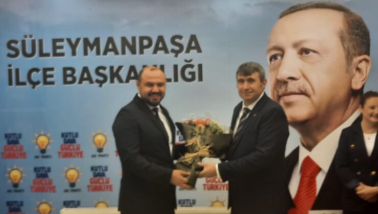 AK Parti Süleymanpaşa İlçe Başkanı Nusret Mandacı;” Her Zaman Göreve Hazırız”