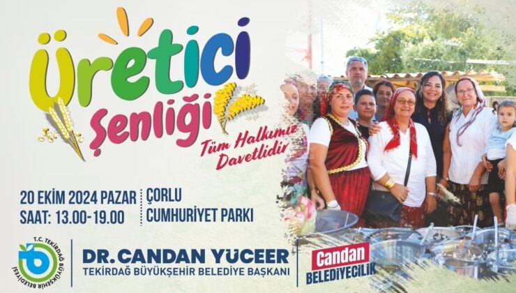 BÜYÜKŞEHİR’DEN FESTİVAL TADINDA ÜRETİCİ ŞENLİĞİ