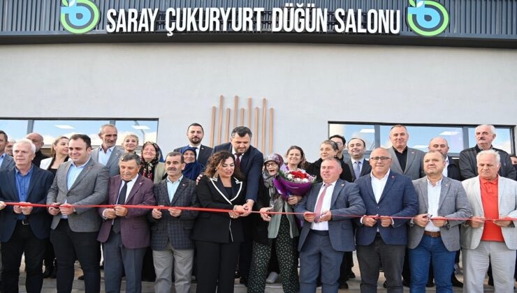 CANDAN BAŞKAN ÇUKURYURT DÜĞÜN SALONU AÇILIŞINDA YÜREKLERE SESLENDİ
