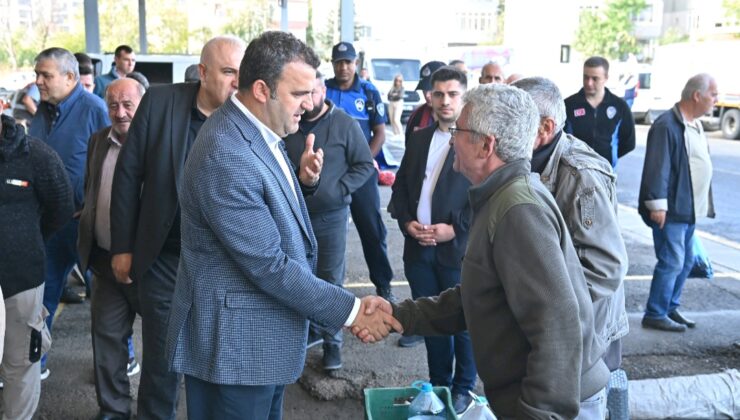 Başkan Volkan Nallar Altınova Kapalı Pazaryerinde Esnafla Buluştu