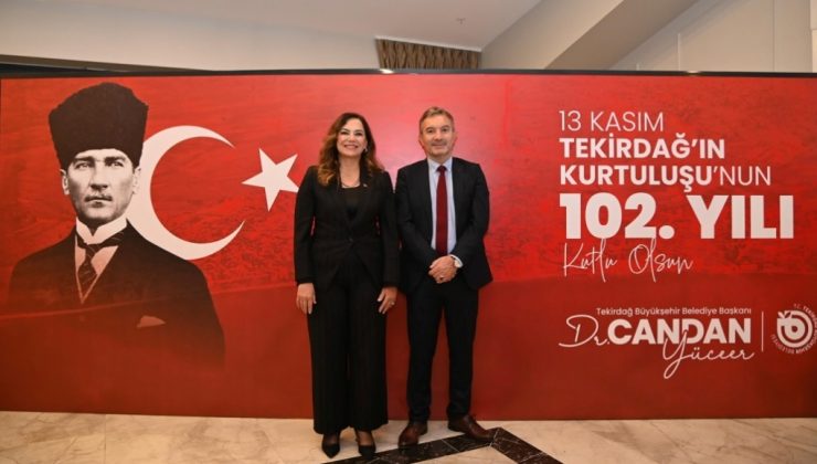 13 KASIM TEKİRDAĞ’IN KURTULUŞ BAYRAMI RESEPSİYONU DÜZENLENDİ