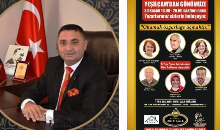 Baklavacı Murat Çalık’tan Yazar Şov