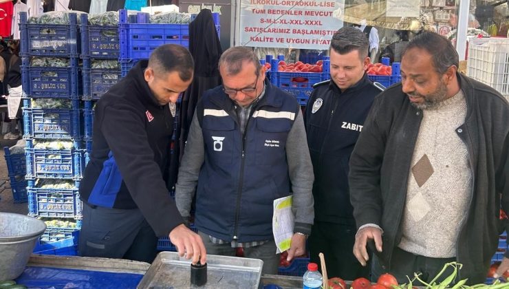 Semt Pazarlarında Ölçü ve Tartı Kontrolleri Devam Ediyor