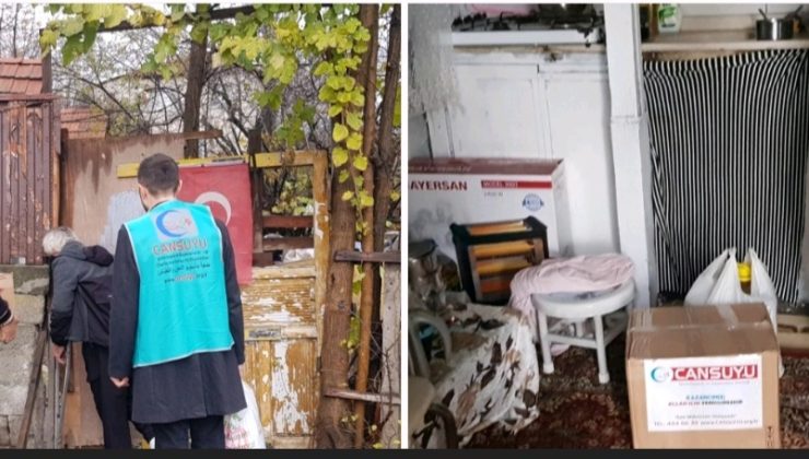 Evi Yanan Vatandaşa Cansuyu