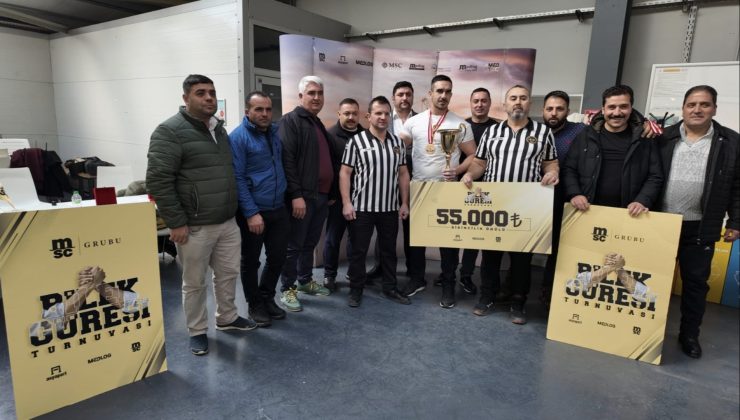 MSC Grubu 3. Bilek Güreşi Turnuvası’nda Şampiyonlar Belli Oldu