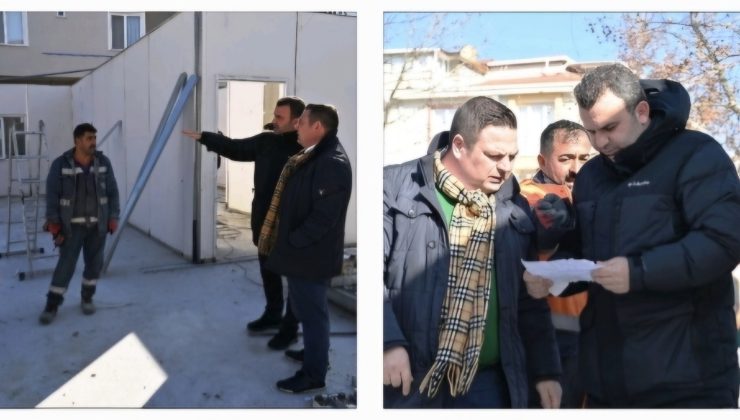 Çınarlı Mahalle Kreşinin Montajına Başlandı