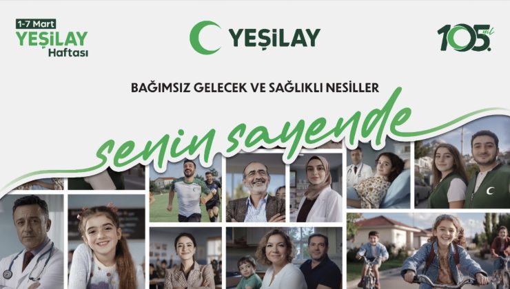 Yeşilay Derneği 105 Yaşında