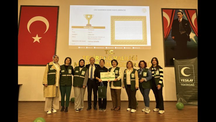 Yeşilay Sağlıklı Nesil Sağlıklı Gelecek Yetenek Yarışması İl Birincileri Ödüllerini Aldı