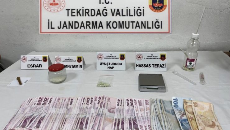 Baskında Uyuşturucu ve Para Ele Geçirildi