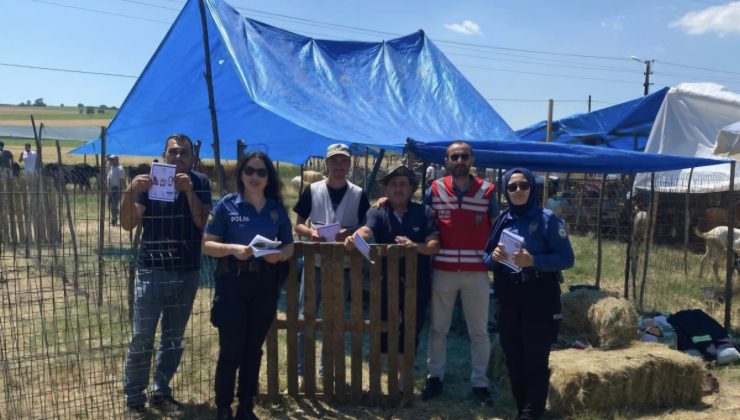 Emniyetten Kurban Bayramı Bilgilendirme faaliyetleri Sürüyor