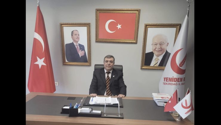 Yeniden Refah Partisi Tekirdağ İl Başkanı Tuncay Çakır; “YKS Sınav Değil Geleceğinize Açılan Kapıdır”