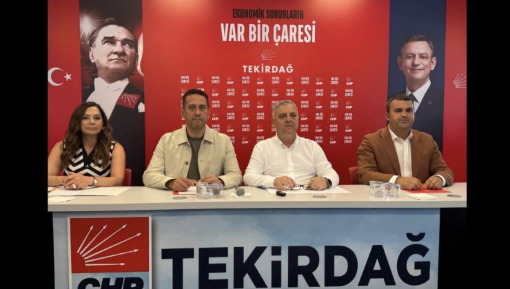 CHP Tekirdağ’dan Sert Tepki: “Milletin İradesine Gasp Var, Mücadeleye Devam Edeceğiz”