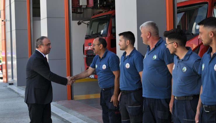 Vali Soytürk Velimeşe OSB İtfaiye İstasyonu’nu Ziyaret Etti