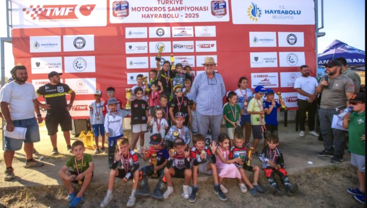 Türkiye Motokros Şampiyonası’nın 3. Ayağı Tekirdağ’da Nefes Kesti
