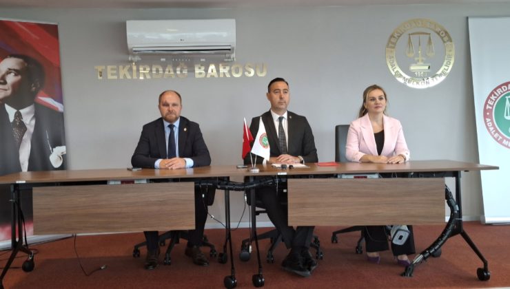 Tekirdağ Barosu Başkanı Av. Egemen Gürcün: “Hukukun üstünlüğü, bağımsız yargı İle Olur”