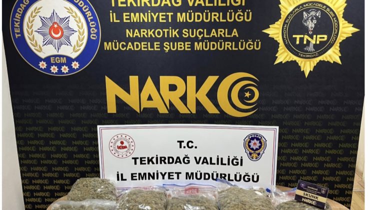 Tekirdağ’da Uyuşturucu Operasyonu: 20 Milyon TL Değerinde Madde Ele Geçirildi