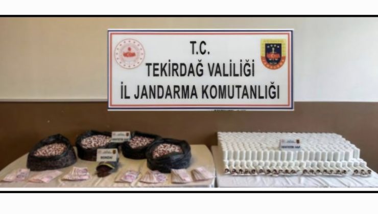 Tekirdağ’da Jandarmadan Uyuşturucu Operasyonu: 55 Bin Sentetik Ecza Ele Geçirildi