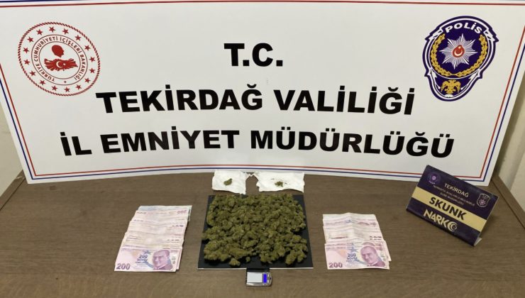 Tekirdağ”da Narkotik Operasyon