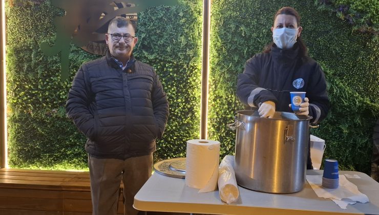 Muratlı Belediyesi Fabrika İşçilerinin İçini Isıtıyor