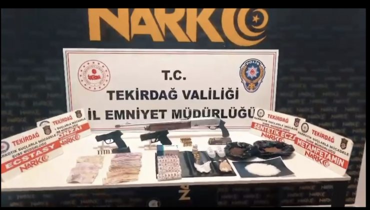 Tekirdağ’da Uyuşturucuya Büyük Darbe: 16 Şüpheli Tutuklandı