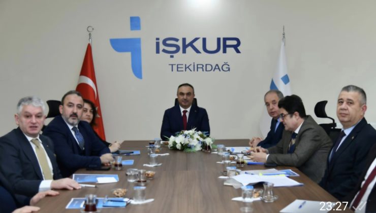 Tekirdağ”da İl İstihdam ve Mesleki Eğitim Kurulu Toplantısı Yapıldı