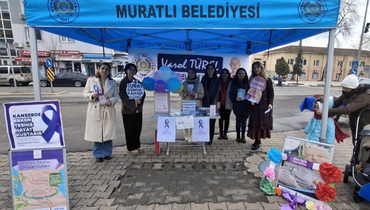 Muratlı Belediyesinden Kanserle Mücadelede Dayanışma Etkinliği
