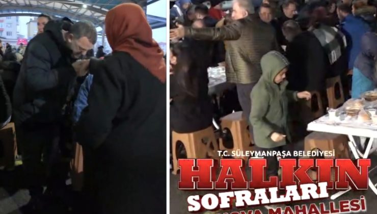 Süleymanpaşa’da Halk Sofraları Mahalle Mahalle Bereket Saçıyor