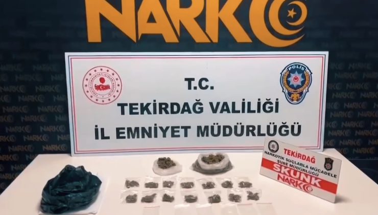 Tekirdağ’da Uyuşturucu Operasyonu: 5 Şüpheli Tutuklandı