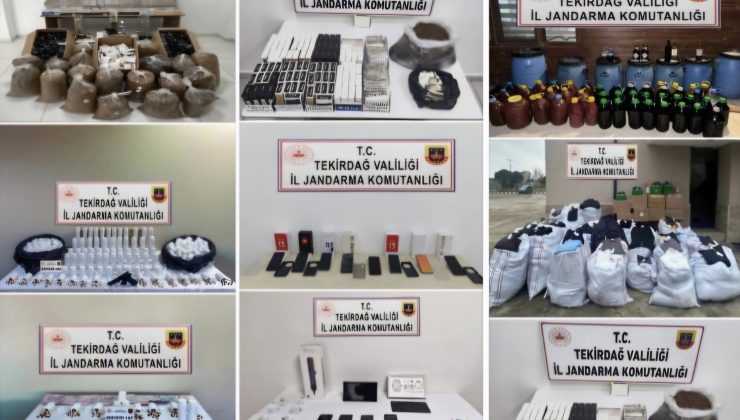 Tekirdağ’da Jandarmadan Ocak Ayında Büyük Operasyon: 169 Şüpheli Yakalandı