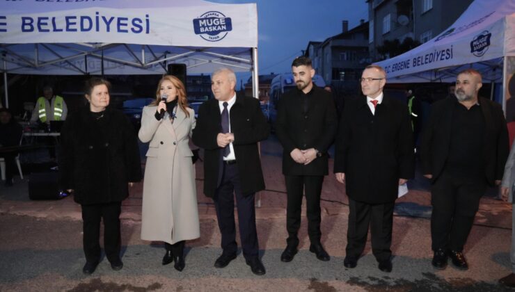 Müge Başkan Hizmette ve Müjdede Hız Kesmiyor