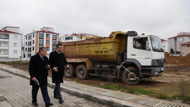 Çorlu Pazartesi Pazarı’nda İlk Kazma Vuruldu
