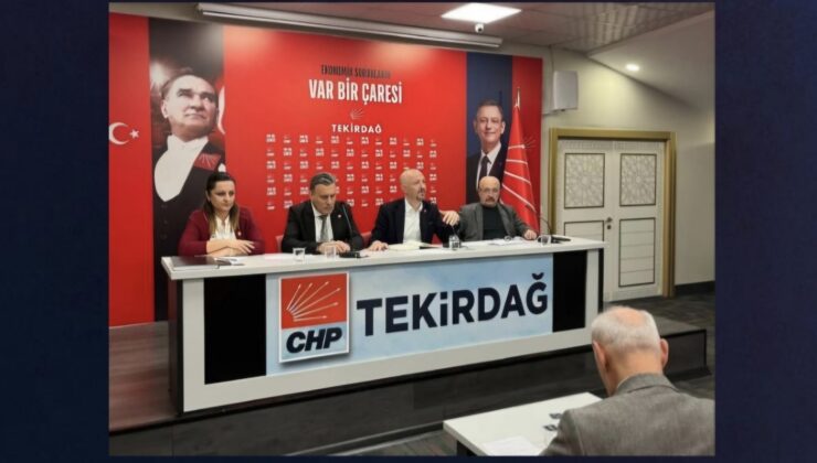 CHP Tekirdağ’da Yönetim Toplantısı: Nisan Programı ve Yol Haritası Belirlendi