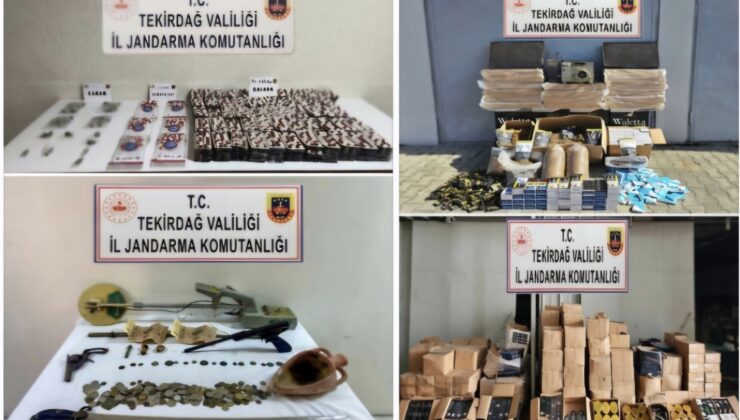 Tekirdağ Jandarmasından Mart Ayında Büyük Operasyon: Silah, Uyuşturucu ve Sahte Ürün Ele Geçirildi