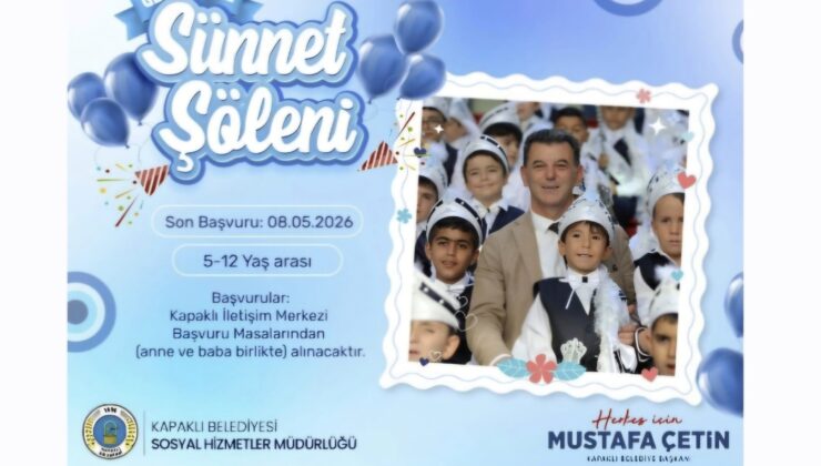 Kapaklı Belediyesi Geleneksel Sünnet Kayıtları Başladı