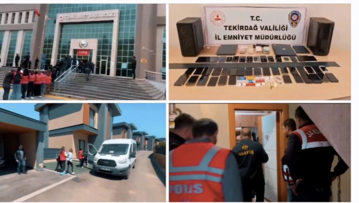 Tekirdağ’da Şantaj Ve Dolandırıcılık Çetesi Çökertildi
