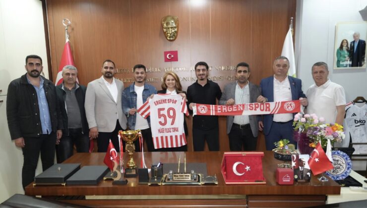 Namağlup Şampiyon Ergenespor Müge Başkanı Ziyaret Etti