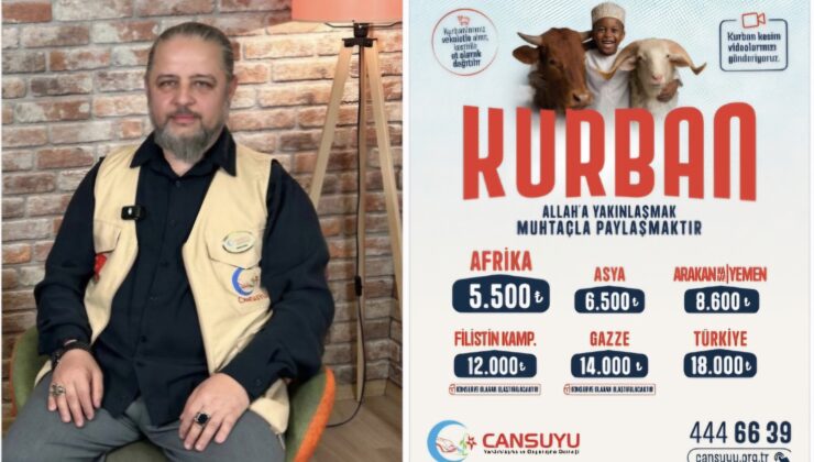Murat Vakitçi: “Cansuyu, Kurbanlarınızı Mazlum Coğrafyalara Ulaştıracak”