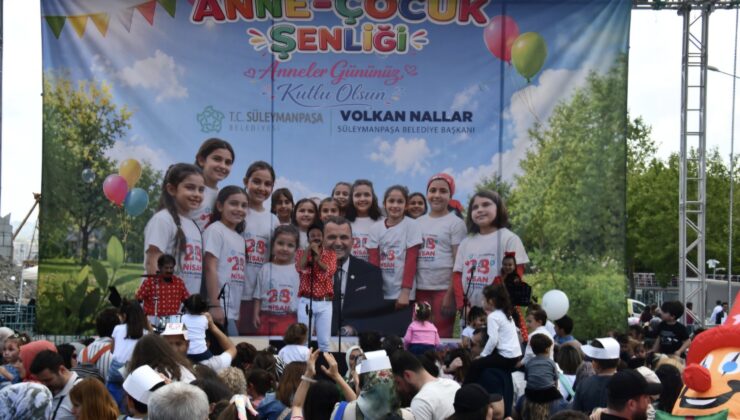 Süleymanpaşa Belediyesi Anne Çocuk Şenliğine Yoğun İlgi