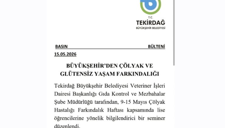 Tekirdağ Büyükşehir Belediyesine Tepki; “Semineri De Mezarlıkta Yapsaydınız”