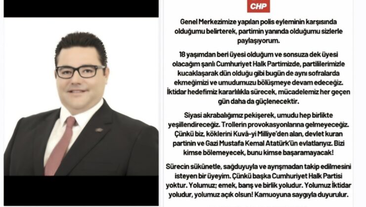 OnurBozkurter; “Yolumuz Birlik Barış ve Kardeşlik Yoludur”