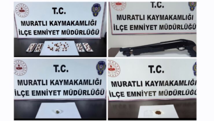 Muratlı Emniyetinden Uyuşturucuya Geçit Yok: Bir Haftada 7 Şahıs Yakalandı