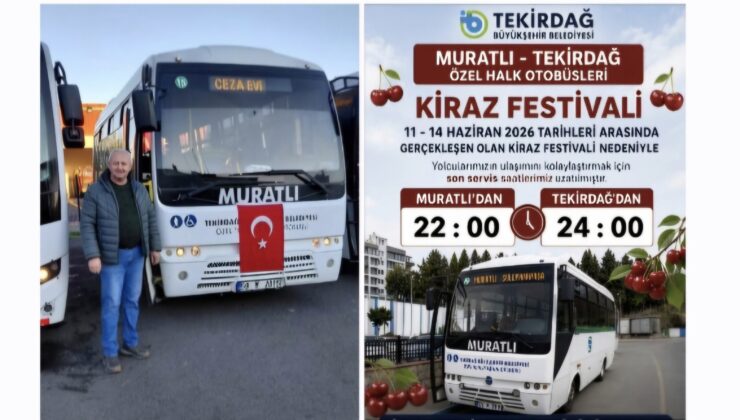 Tacettin Bayka: “Kiraz Festivalinde Muratlı Halkının Yanındayız”