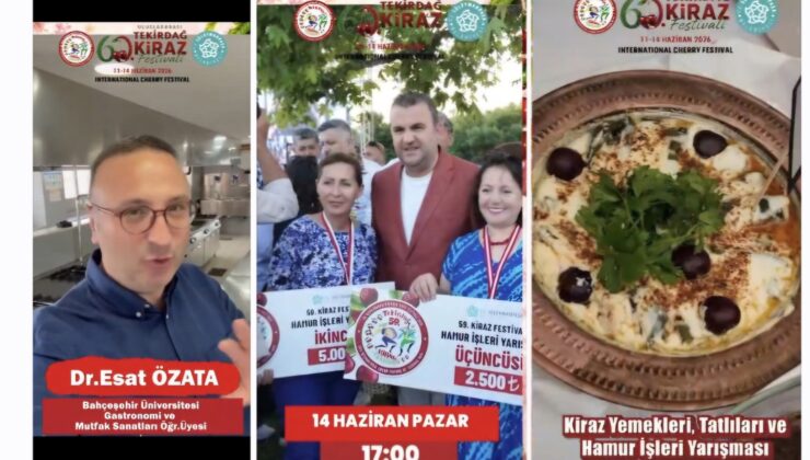 Kiraz Yemek Ve Tatlı Yarışmaları İçin Başvurular Başlıyor