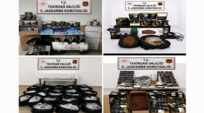 Tekirdağ’da Jandarmadan Mayıs Ayında Suç Ve Kaçakçılığa Geçit Yok