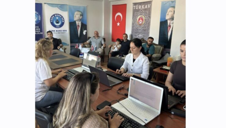 Türk Büro-Sen Tekirdağ’dan Zabıt Kâtipliği Sınavına Hazırlanan Adaylara Destek