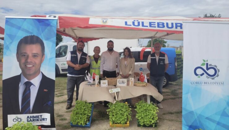 Çorlu Belediyesi Seymen Kavununu Lüleburgaz’da Tanıttı