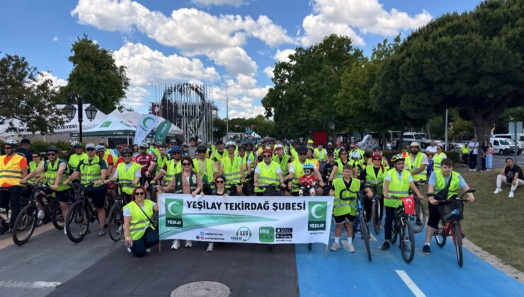 Tekirdağ’da Pedallar Bağımlılıktan Uzak Nesiller İçin Çevrildi