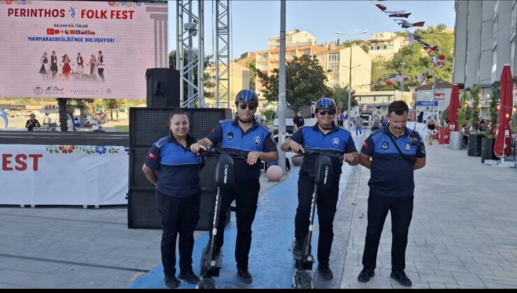 Onur Başkanın Scooter Zabıta Ekipleriyle Marmaraereğlisi Sahilleri Güvende